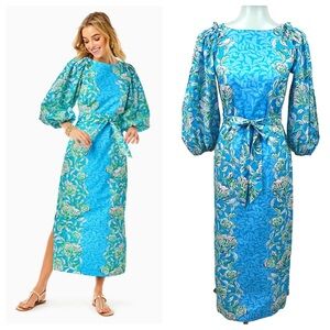 Lilly Pulitzer Barbara 3/4 sleeve maxi dress